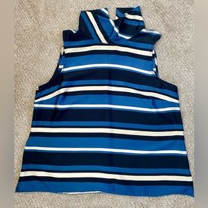 Striped Vince Camuto silk top